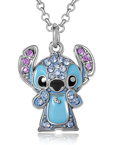 Disney Stitch Necklace for Women Official License, 16
