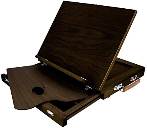 KINGART 706 Solid W/Drawer (Espresso) Wood Tabletop Easel, One Size image 5