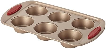 Pemberly Row Nonstick 4 Piece Bakeware Set in Brown and Red