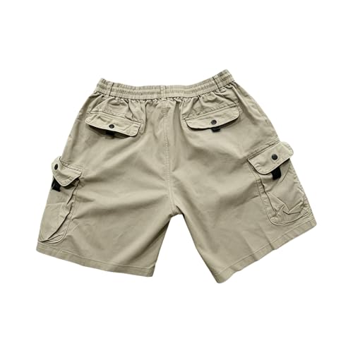 Bermuda cargo court décontracté pour style masculin rétro