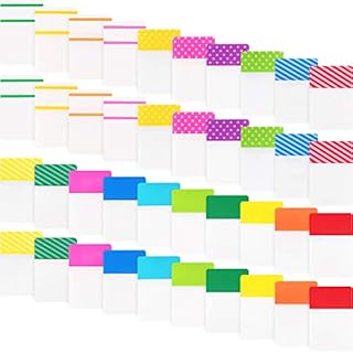 800 Pieces File Index Tabs Sticky Writable Flags for Labeling and Organizing Documents, Papers, Filing, Book, Folder