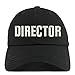 Trendy Apparel Shop Director Embroidered Solid Adjustable Unstructured Dad Hat - Black