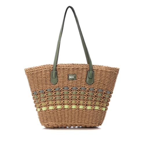 XTI - Bolso Mujer Kaki - Diseño moderno y práctico - Ideal para cualquier ocasión - Modelo 18442803 XTI - Bolso Mujer Kaki - Diseño moderno y práctico - Ideal para cualquier ocasión - Modelo 18442803