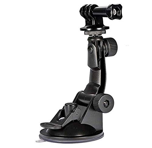 Tekcam Action Camera Suction Cup Mount Compatible With Gopro Hero 11 10 9 8 /Akaso Ek7000 V50Elite Brave 4/7 Le/Wolfang/Apexcam/Adostob 4K Camera Windshield Suction Mount #TOP1