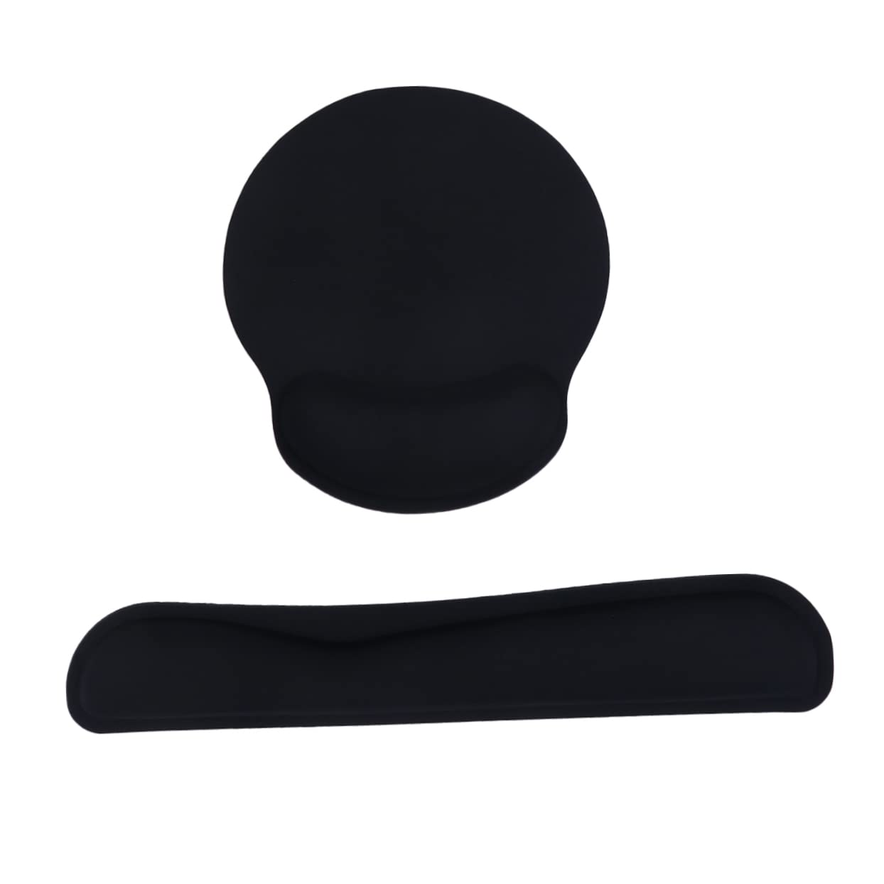 Operitacx Lot De 2 Tapis De Souris Ergonomiques Avec Repose-poignet Noir Pour Une Frappe Et Des Jeux Confortables