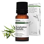 BIO - Eucalyptus Radiata Essential Oil - 10mL - 100% Pure, Natural, Chemotyped and AB Certified - AROMA LABS (French Brand)