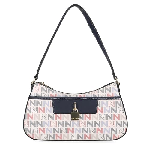 Image of Nautica Voyager Hobo Bag for Women, Vegan Leather Women's Purse, Large Shoulder Handbag with Zipper Closure