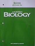 Quizzes with Answer Key Modern Biology 2006
