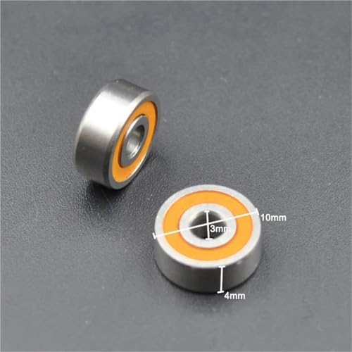Rodamientos de bolas en miniatura 3mm S623 2RS de acero inoxidable híbrido 6