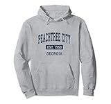 Photo Gallery peachtree city georgia ga vintage sports stabilito navy de felpa con cappuccio Photo Gallery peachtree city georgia ga vintage sports stabilito navy de felpa con cappuccio