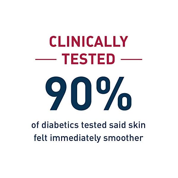 CeraVe Moisturizing Cream for Diabeticsâ Dry Skin | Urea Cream with Bilberry for Face and Body | Fragrance Free & Paraben Free | 8 Ounce