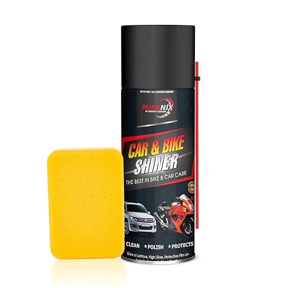 Foaming Bike and Car Shiner | Cleaner | Polish Spray | Removes Toughest Dirt & Road Grims for Interior & Exterior (150 ml)-image-21