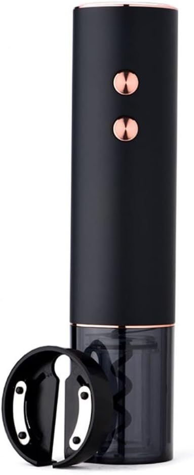 Grafken Lithium Battery Rechargeable Corkscrew Wine Bottle Opener Metal Aerator Tube Lithium Battery Rechargeable Electric Wine Opener,Suitable for Families,Restaurants,Waiters,Bartenders