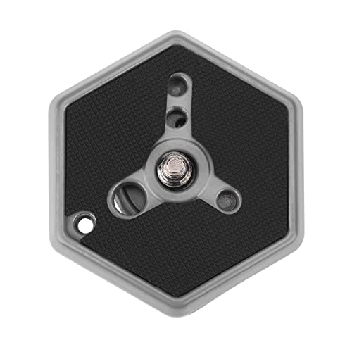 Plaque rapide hexagonale 3049 en alliage robuste avec vis 1/4 pour studio photo RC0 3063