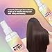 2PCS Hair Silkening Shiny Mist for Smoothing Out Frizz Hair Unisex Fine-Mist Silkening and Glossing Spray for All Hair Types