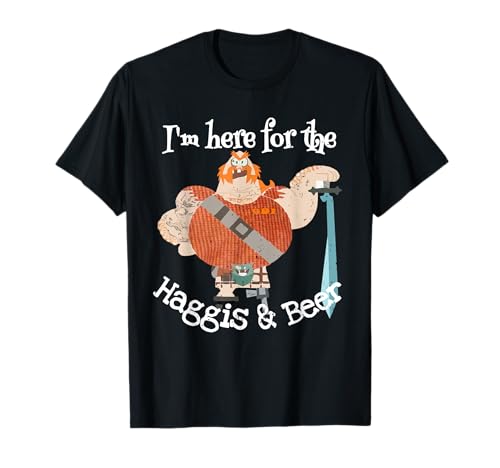 Scottish Dude Estoy aquí para los Haggis y Beer Scotland Camiseta