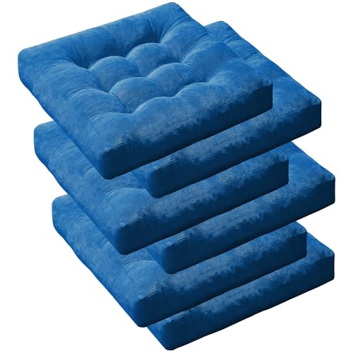 Floor Pillows Set of 6, Large Meditation Cushion for Adults, 22 Inch Square