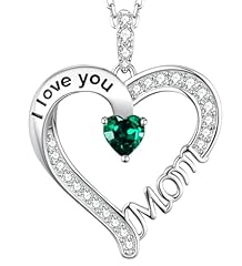 A5 May Birthstone Emerald Necklace