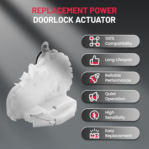 Image of SYERAL Rear Left Driver Side Power Door Lock Actuator Compatible with Honda Pilot 2009-2015 Replaces 72650SZAA02 72161SZAA01ZA SM2014