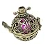 Steampunk FIRE necklace - pendant charm locket jewelry-GREAT little GIFT