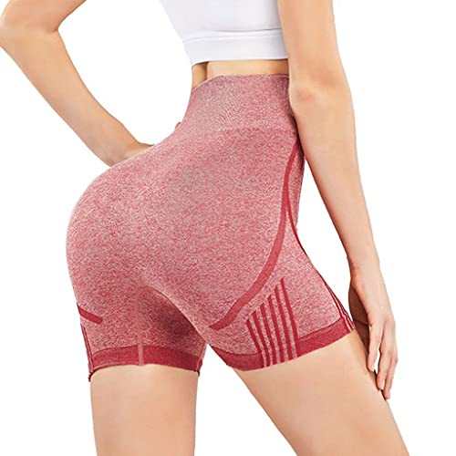 Vêtement de sport femme short de gym sans couture gainant et élastique