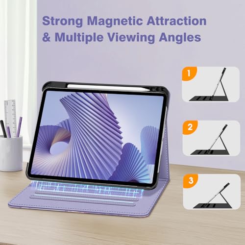 Funda iPad Pro 11 M5 2025 inteligente inteligente libro con soporte 4