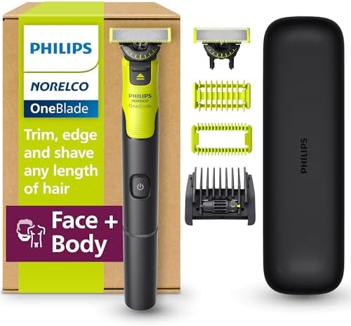 Philips Norelco OneBlade 360 with Connectivity Hybrid Face + Body...