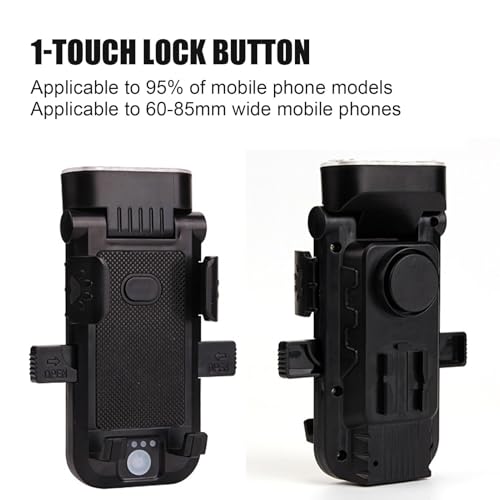 Phare pour vélo USB rechargeable super lumineux avec 4 modes d'éclairage étanche - 6