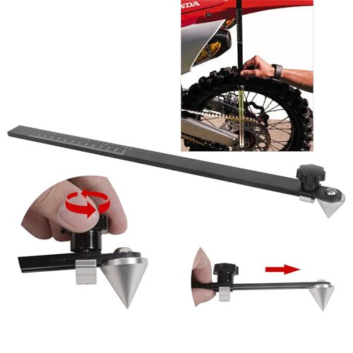 Image of Sliding Sag Scale, Dirt Bike Rear Shock Sag Tool Aluminum Suspension Sag Setting Tool