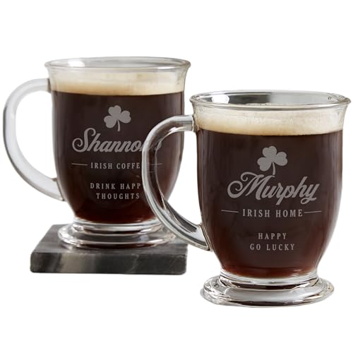 Personalization Universe Irish Home Personalized 16 oz. Glass Mug
