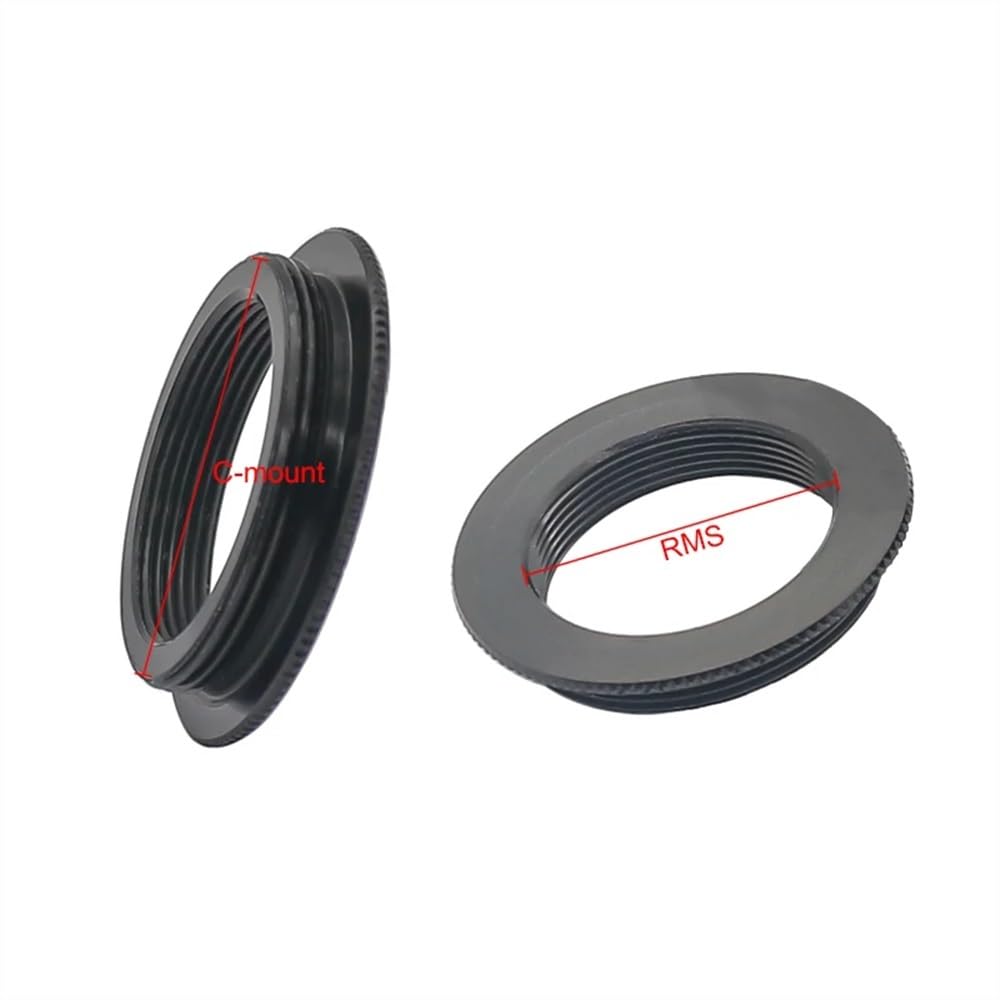 Adapter obiektywu mikroskopu pierścień C do RMS M42 do RMS Gwint żeński 20,2 mm do gwintu męskiego 15,2 mm M25 do RMS (kolor: AD-M25-RMS)