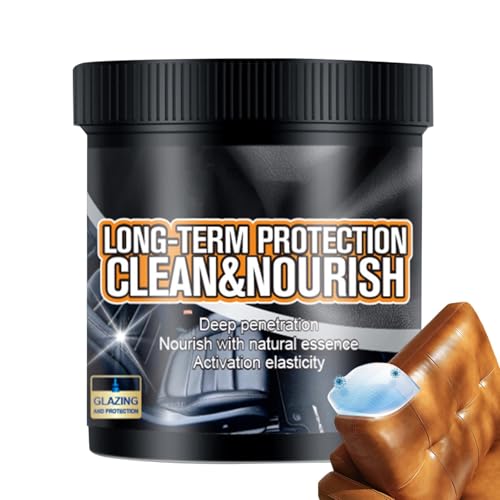 ソファ用革修復剤、車用レザーコンディショナー,自動車内装用レザークリームレザーカーシートリペア 250g - 家具のお手入れ バームプロテクション ソファ用レザーバター カーシート 靴