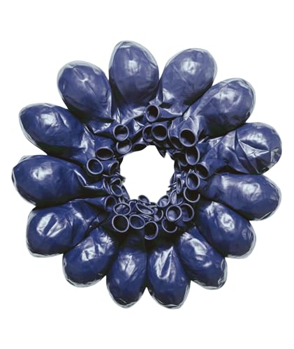 Image of 90 Pack Navy Blue Balloons 18 Inch Royal Navy Blue Big Balloons for Party Decorations and Events