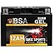 Produktbild BSA YTZ14-S GEL Motorradbatterie 12V 12Ah 260A/EN Batterie doppelte Lebensdauer entspricht YTZ14-4 GTZ14-4 vorgeladen auslaufsicher wartungsfrei