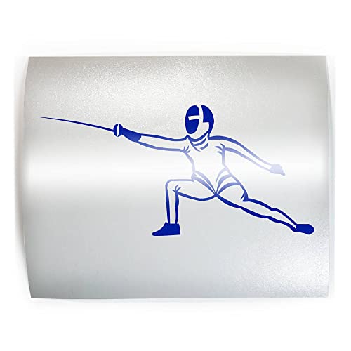 Fencing - Pick Color & Size - Sport Player Decal Sticker E #TOP19