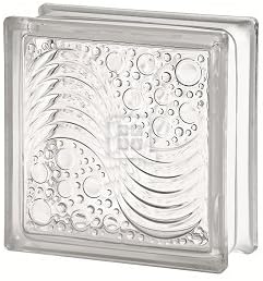 7.5 x 7.5 x 3 Basic Marina Glass Block