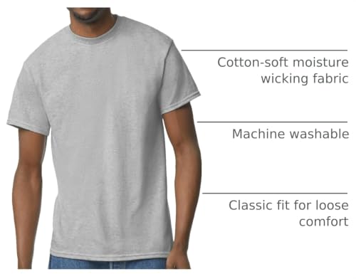 Image of Gildan Unisex-Adult DryBlend T-Shirt, Style G8000, Multipack