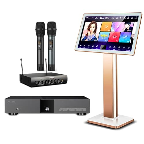2026 New Chinese Karaoke Machine,KV-V5 MAX Karaoke Player,with Reverb Wireless Microphone, 21.5 inch...