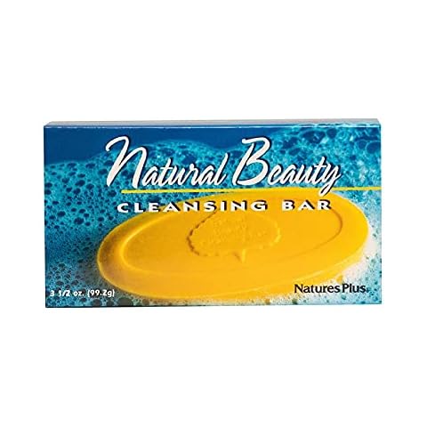Natures Plus Natural Beauty Cleansing Bar - 3.5 oz, Pack of 10 - Cleanse, Soothe & Protect Skin - With Vitamin E, Allantoin, Humectants & Emollients Cover