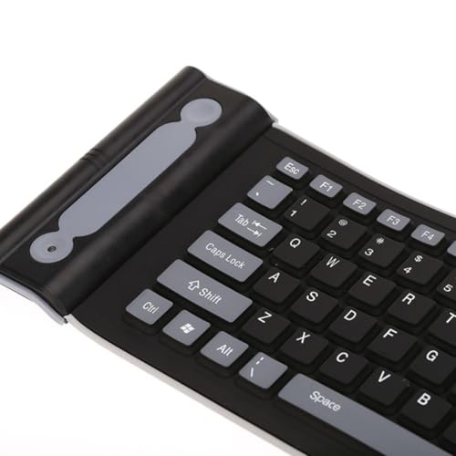Clavier sans fil en silicone souple et robuste pour ordinateur - 5
