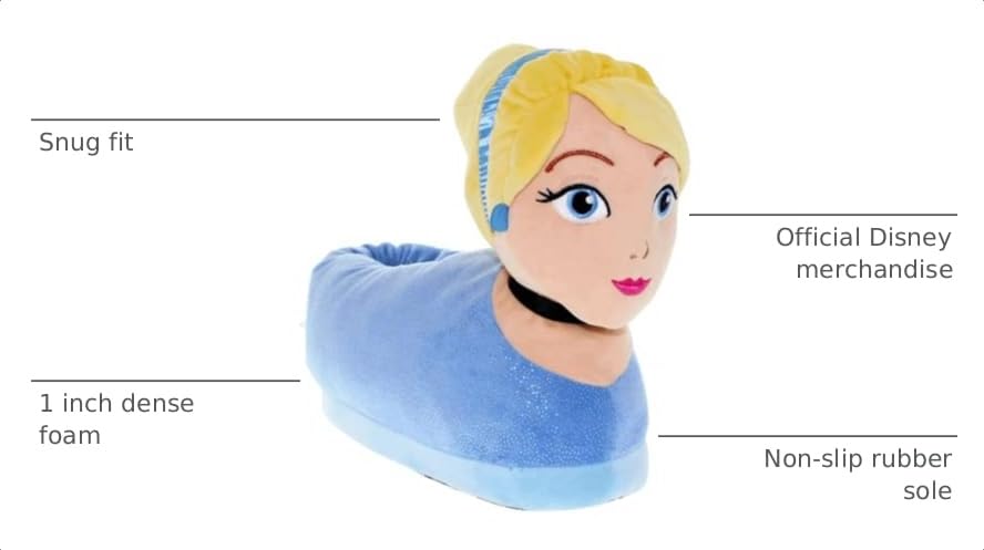 Image of Happy Feet Slippers Officially Licensed Disney and Pixar Character, Figural Slippers for Men, Women, Kids, As Seen on Shark Tank