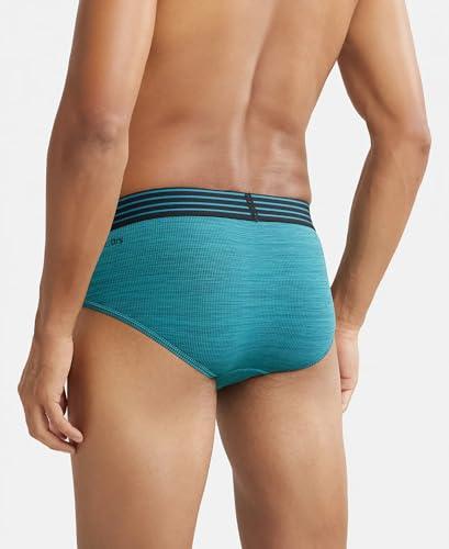 Image of Jockey MM04 Men's Microfiber Mesh Elastane Stretch Active Wear Sports Brief with Stay Dry Technology