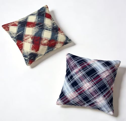 �N�b�V�����J�o�[ 50x50 cm 2���Z�b�g �X�g���C�v ���z�c�J�o�[ 50 x 50 ���O �h�� �\�t�@�[�N�b�V���� �O���b�h ���� �ϖ� ���� ���� ���J�o�[ HD���ʈ�� �B���t�@�X�i�[�t�� ���G��ǂ�, �t�ƉĂ̗����ɓK���Ă��܂� �Ⴄ�� �z�[