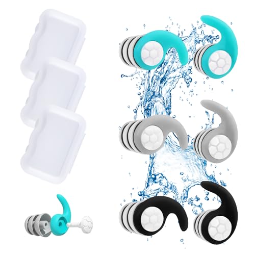 Schwimmen Stirnband für Kleinkinder, Kinder, Erwachsene - um die Ohren der Schwimmer zu schützen, Ohrenschutz - Wasser fernhalten Halten Sie die Ohrstöpsel im Wasserdichten Band (S (4~12 years old))