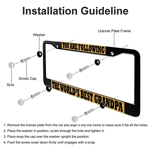 Top 10 Grandpa License Plate Frames of 2023 Best Reviews Guide