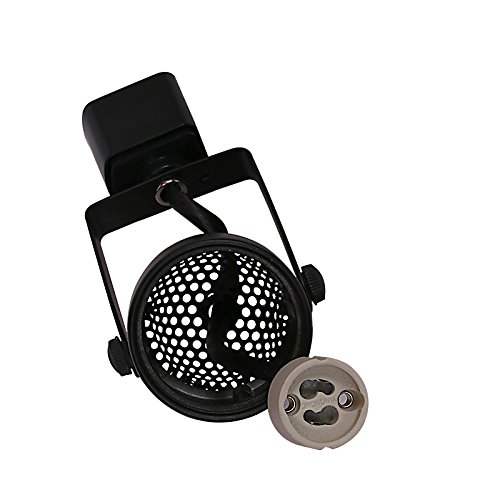 King Sha Die-Cast Aluminum Line Voltage Track Lighting Head Gu10 (Bulb Not Included) Compatible H Type Track Systems Etl-Listed #TOP4