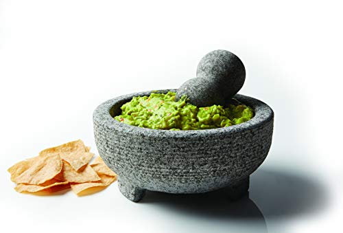 Vasconia 4-Cup Granite Molcajete Mortar And Pestle, Gray #TOP4
