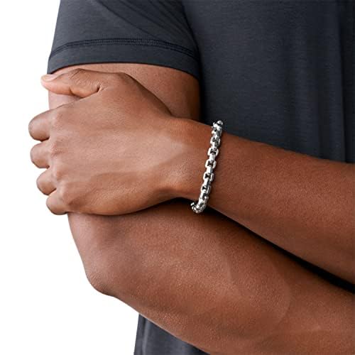 Image of A|X Armani Exchange Stainless Steel Chain Bracelet for Men