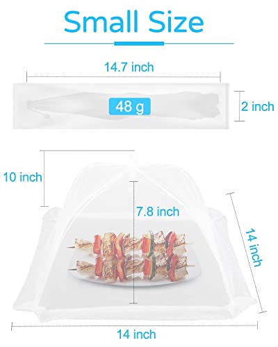 Comforer 4 Pack Food Cover Mesh Food Tent, 2 * 17 Inches And 2 * 14 Inches, Pop-Up Umbrella Screen Tents, Collapsible And Reusable Patio Net For Bbq, Picnics, Parties, Camping, Outdoor #TOP4