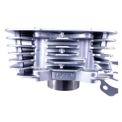 Cilindro de moto de 57mm de 150cc compatible con motor universal EN150 negro 4